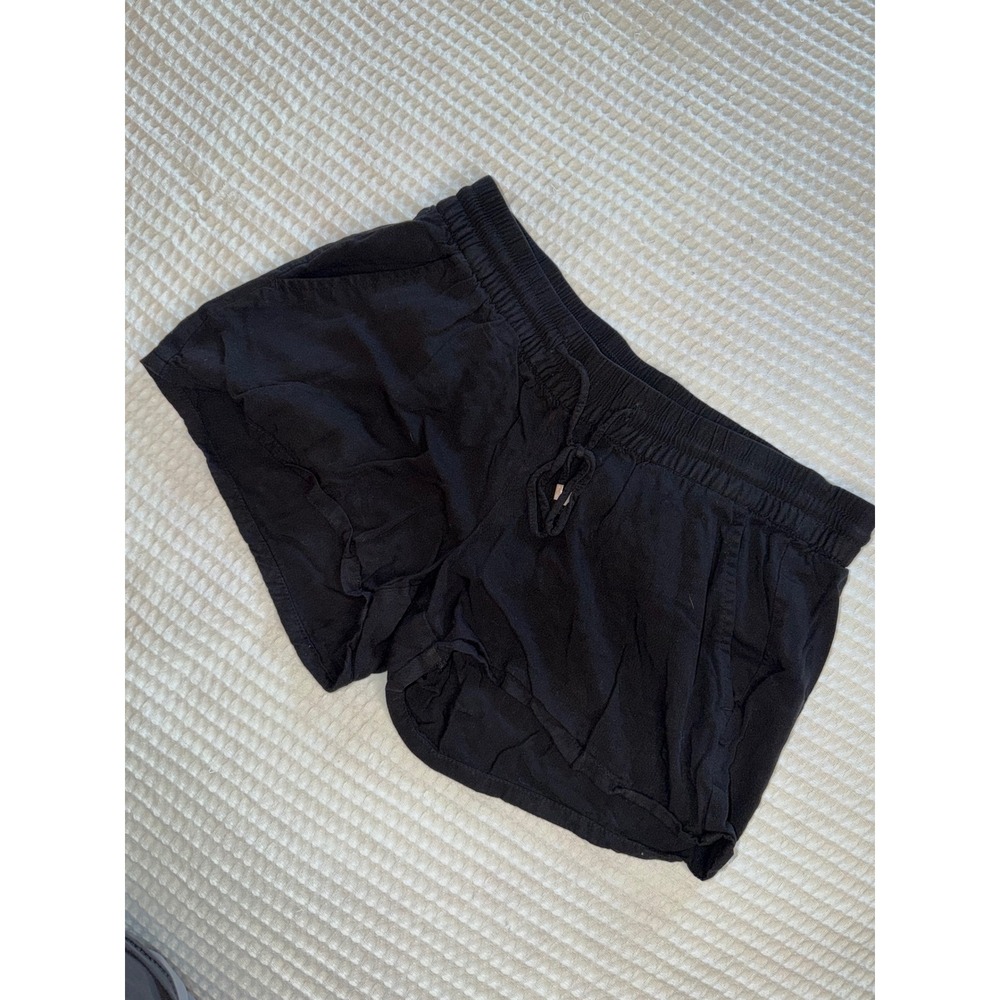 Old Navy Lounge Shorts‎ Women Size M Black Drawstring Elastic Waist Pockets